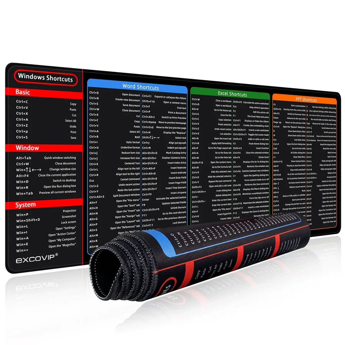 Florea™ Excel Shortcut Mousepad