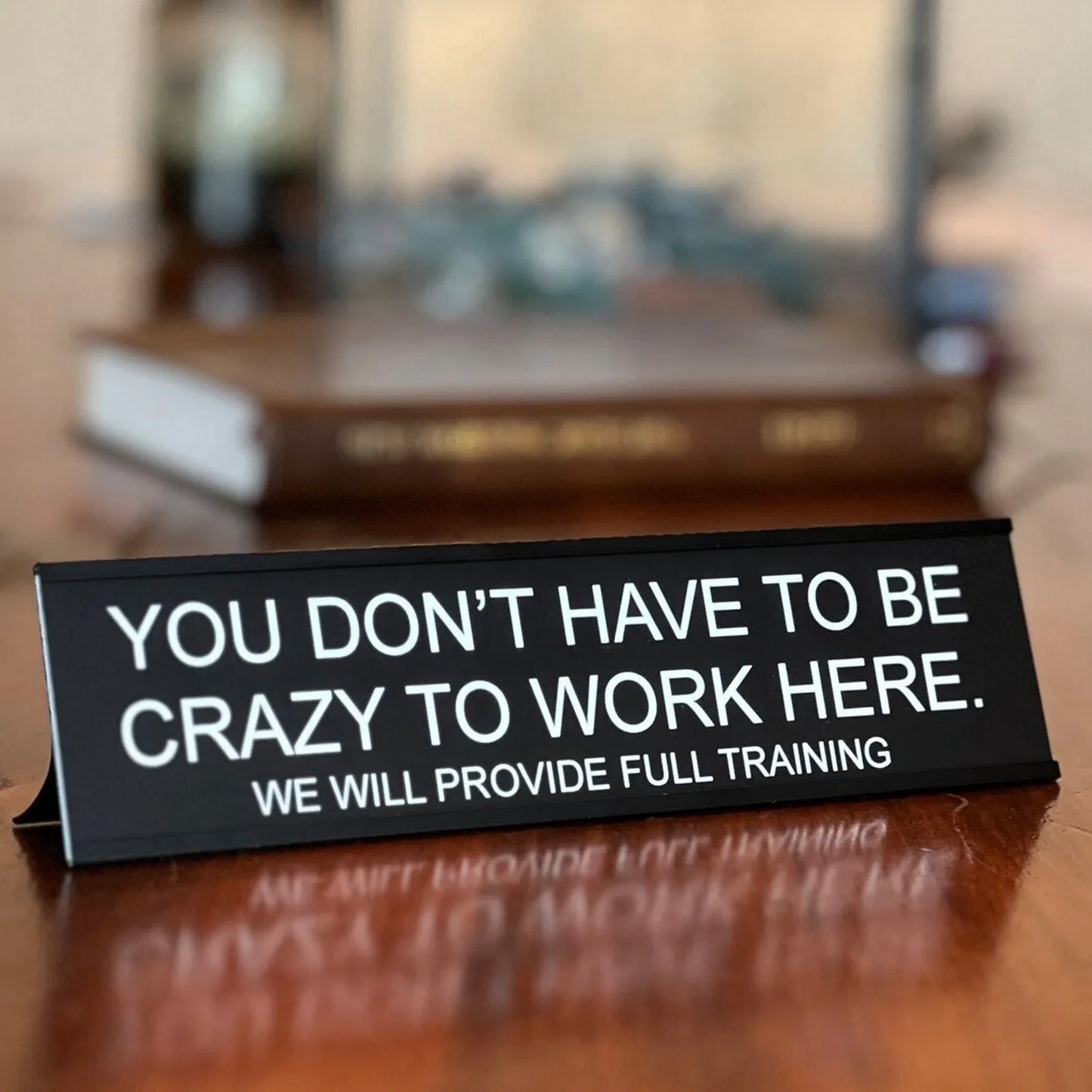 Florea™ Sarcastic Acrylic Office Desk Signs