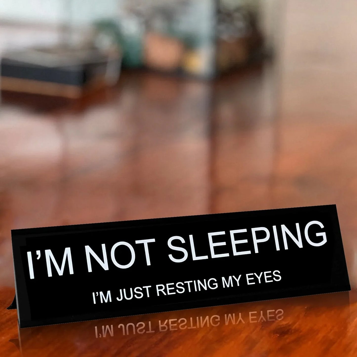 Florea™ Sarcastic Acrylic Office Desk Signs