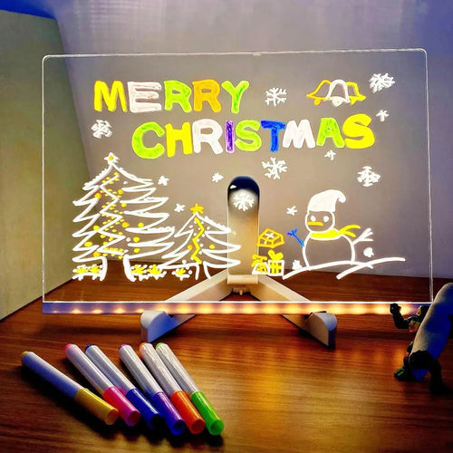 Florea™ LED Note Board + 7 Markers