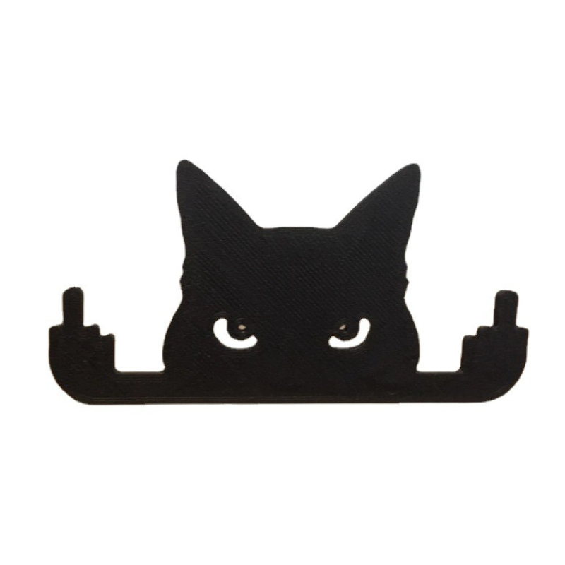 Florea™ Middle Finger Black Cat Decoration