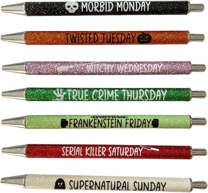 Florea™ Halloween Weekly Mood Pens (Set Of 7)