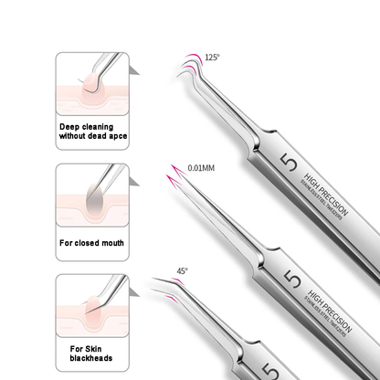 Florea™ 3 Piece Tweezer Set