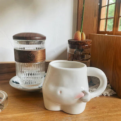 Florea™ Pinch Belly Ceramic Mug