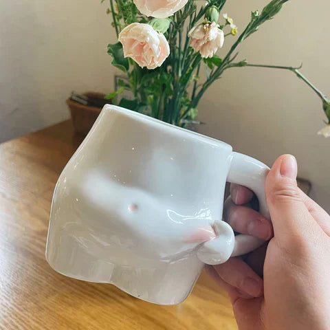 Florea™ Pinch Belly Ceramic Mug