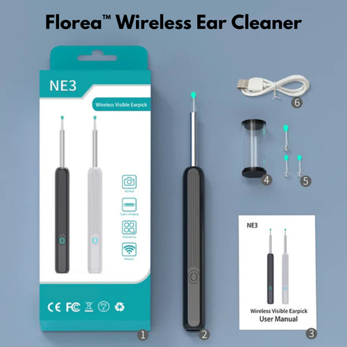 Florea™ Wireless Ear Cleaner + Ear Toolkit