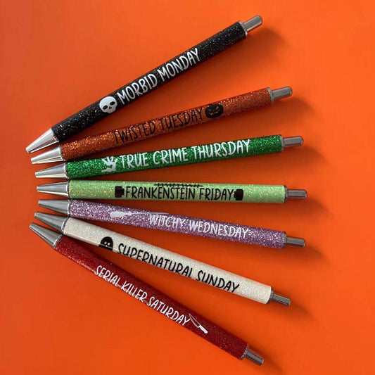 Florea™ Halloween Weekly Mood Pens (Set Of 7)