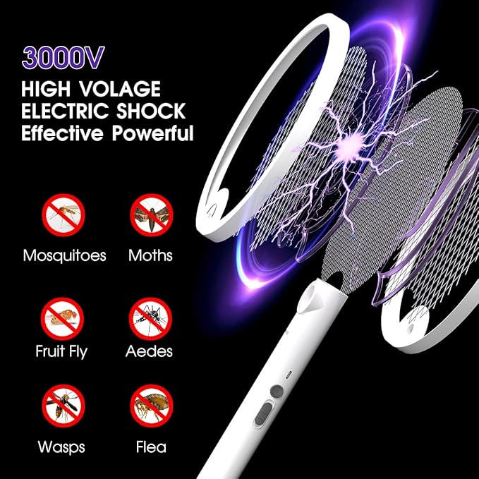 Florea™ 2-in-1 Electric Smart Bug Zapper for Mosquitoes & Gnats